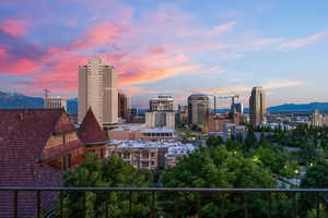 Property's view of city featuring a mountain view