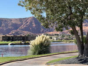 Property view of water featuring a mountain view