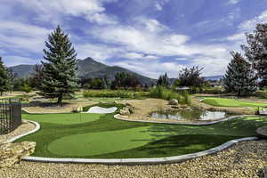 View of property's community featuring a mountain view