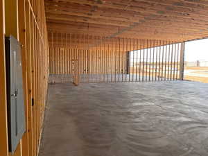 Misc room with concrete flooring