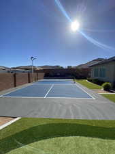 Pickle ball court