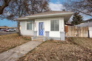 View of bungalow