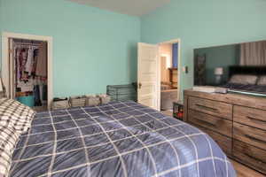 Bedroom featuring a closet