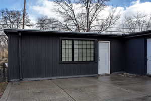 View of outbuilding