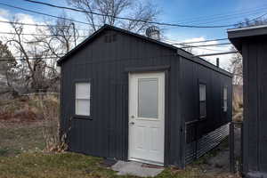 View of outbuilding