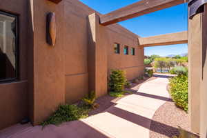 View of patio