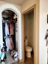 View of closet