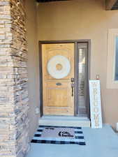 View of property entrance