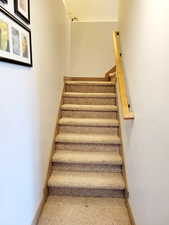 View of stairway