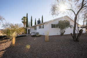 View of back of house