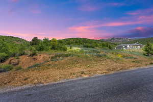 View of mountain background
