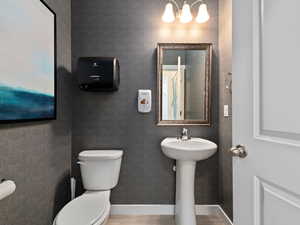 Bathroom featuring toilet