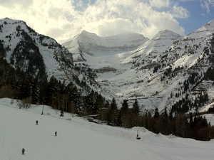 Stunning views of Mt. Timpanogos from the ski  lift