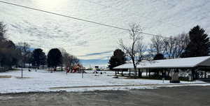 View of park across the street on the south side.