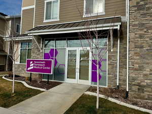 View of revere Health on south side of building on the 1st floor.