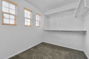 Walk in closet in Main bedroom.