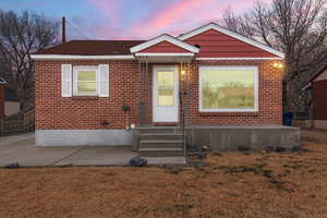 View of front of home