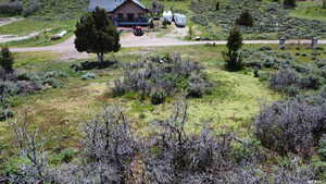 Drone / aerial view featuring a rural view