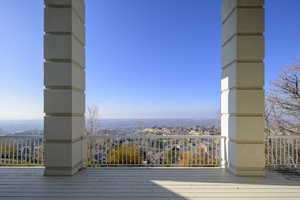 View of deck