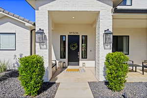 View of entrance to property