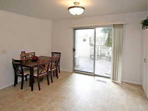 View of dining area