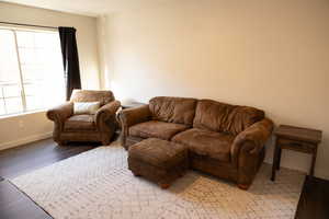 2nd Living room featuring light wood-type flooring