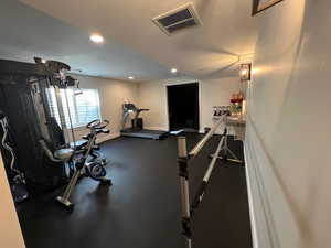 View of exercise room