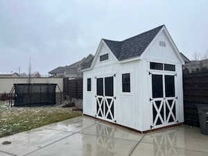 View of outbuilding