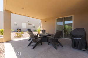 View of patio / terrace off Primary Bedroom