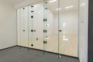 View of racquetball court