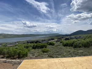 View of mountain background