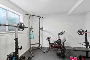 View of workout area