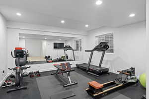 View of workout area