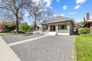 Bungalow-style home featuring covered porch