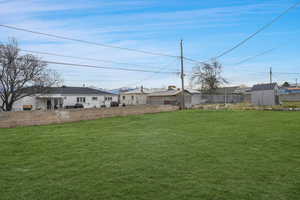 View of yard back yard
