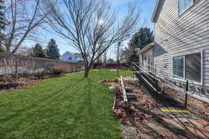 View of yard- grass is edited green