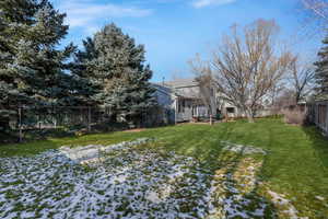 View of yard- grass is edited green