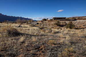 View of mountain feature with a rural view