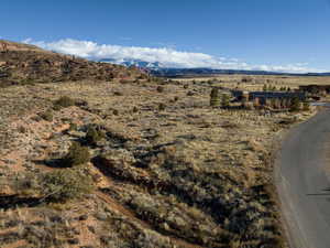 Mountain view with a rural view