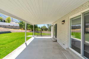 View of patio