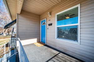 View of entrance to property