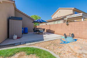 View of patio