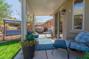 View of patio / terrace with grilling area