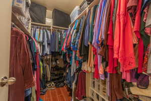 View of spacious closet