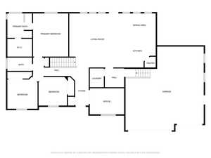 Main Level Floor Plan