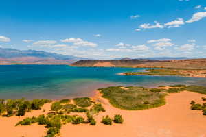 Water view featuring a mountain view