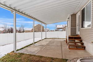 View of patio