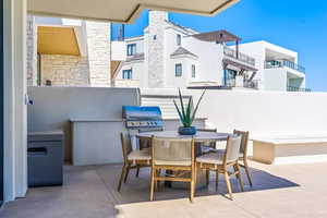 View of patio / terrace with grilling area