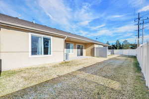 View of rear view of property