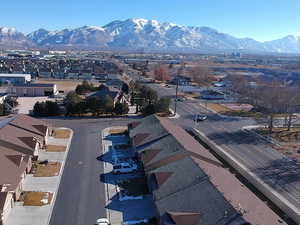 Bird's eye view featuring a mountain view